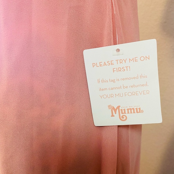 Show Me Your MuMu pink wrap maxi dress - Picture 5 of 12